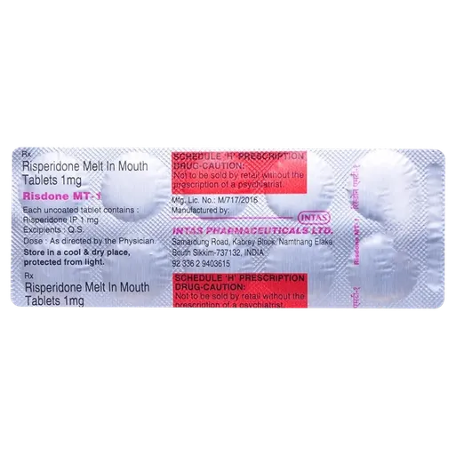 risdone mt 1mg tablet 10's